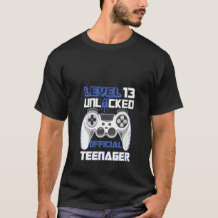 Vrouwenniveau 13 Onvergrendelde officiële tiener 1 T-shirt