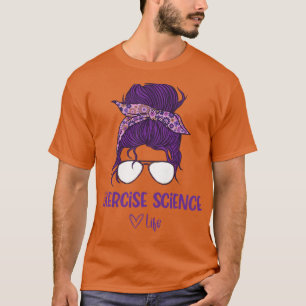Vrouwenoefening Wetenschap leven, oefening Sci T-shirt