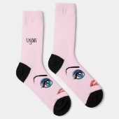 Vrouwenogen en -ogen sokken (Rechts)