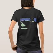 Vrouwenorganisch T-shirt. 2 Runner Logo T-shirt (Achterkant)