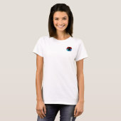 Vrouwenpaladin standaard en vechtjas t-shirt (Voorkant volledig)