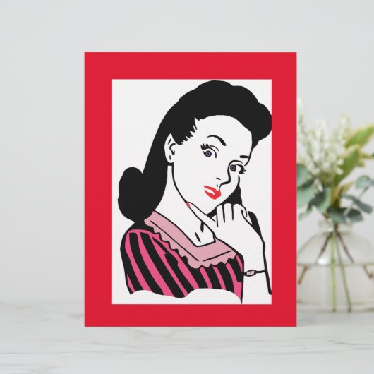 Vrouwenpapier, geveegd briefhoofd (Staand voorkant)