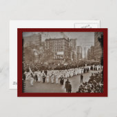 Vrouwenparade 1912 briefkaart (Voorkant / Achterkant)