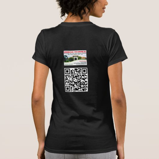 Vrouwenpoloi (KFPC QR)2 T-shirt (Achterkant)