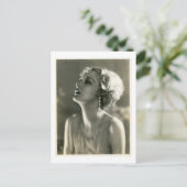 vrouwenportret briefkaart (Staand voorkant)