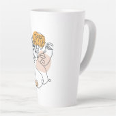 Vrouwenportret Latte Mok (Rechterhoek)