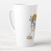 Vrouwenportret Latte Mok (Linkerhoek)