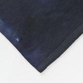  vrouwenportret met Abstracte achtergrond Fleece Deken (Hoek)