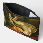  vrouwenportret met hondenaardetonen etui (Open)