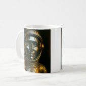 Vrouwenportret of astronaut koffiemok (Voorkant links)