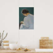  vrouwenportret poster (Keuken)