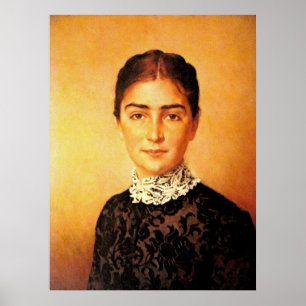 vrouwenportret poster