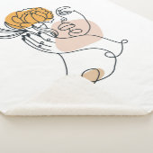 Vrouwenportret Sherpa Deken (3/4)