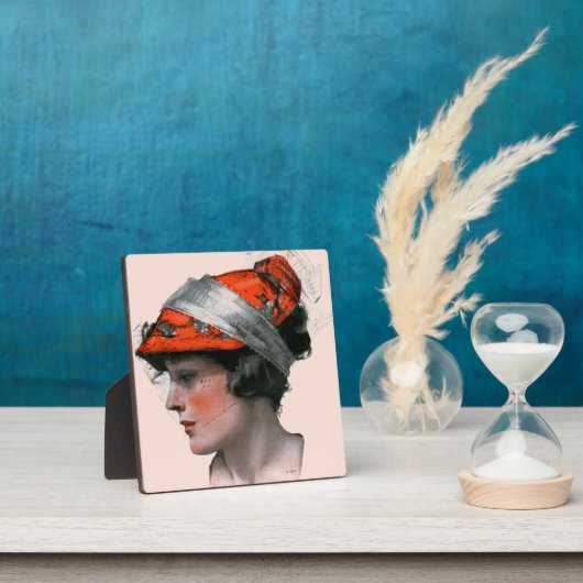 Vrouwenprofiel Fotoplaat (Insitu)