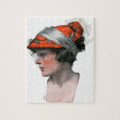 Vrouwenprofiel Legpuzzel (Verticaal)