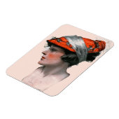 Vrouwenprofiel Magneet (Linkerzijde)