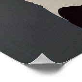 Vrouwenprofiel Poster (Hoek)