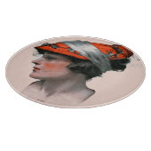 Vrouwenprofiel Snijplank (Hoek)