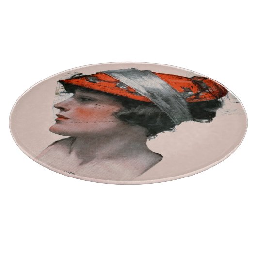 Vrouwenprofiel Snijplank (Hoek)