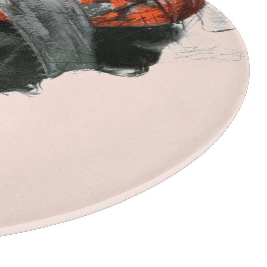 Vrouwenprofiel Snijplank (Hoek)