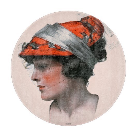 Vrouwenprofiel Snijplank (Voorkant)