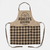 Vrouwenpron Chef Nana Kitchen Baking BBQ Schort (Voorkant)