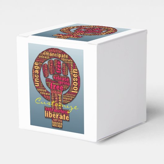 vrouwenrechten als eerste Thunder_Cove Bedankdoosjes (Voorkant Zijde)