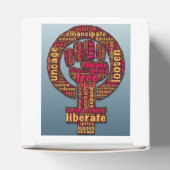 vrouwenrechten als eerste Thunder_Cove Bedankdoosjes (Bovenkant)