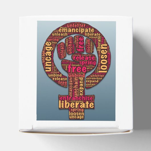 vrouwenrechten als eerste Thunder_Cove Bedankdoosjes (Bovenkant)