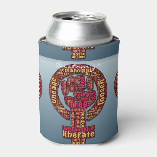 vrouwenrechten als eerste Thunder_Cove Blikjeskoeler (Blikje Voorkant)