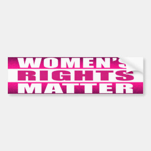 Vrouwenrechten Bumpersticker