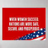 Vrouwenrechten Custom Politiek Poster (Voorkant)