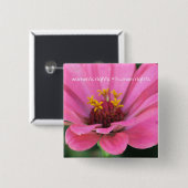 vrouwenrechten = mensenrechten Ontwerp 4 Vierkante Button 5,1 Cm (Voorkant /achterkant)