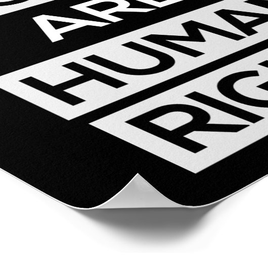 Vrouwenrechten: poster mensenrechten (Hoek)