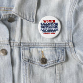 Vrouwenrechten Pro Choice Obama Quote Ronde Button 5,7 Cm (In situ)