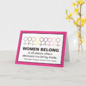 Vrouwenrechten Ruth Bader Ginsburg RBG Citaat Kaart (Gele Bloem)