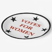 Vrouwenrechten Stemuitslag Herdenking stemrecht Papieren Bordje (Gekanteld)