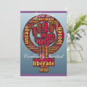 Vrouwenrechten Verhoogde Eerste Thunder_Cove elke  Kaart (Staand voorkant)