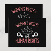 Vrouwenrechten Vrouwenrechten zijn vrouwenrechten (Voorkant / Achterkant)