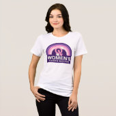 Vrouwenrechten zijn feministisch t-shirt (Voorkant volledig)