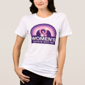 Vrouwenrechten zijn feministisch t-shirt (Voorkant)