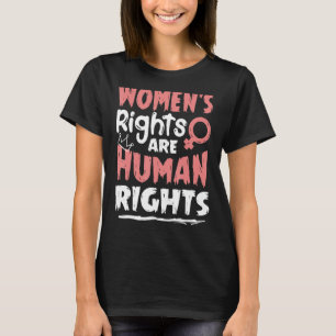 Vrouwenrechten zijn mensenrechten Feministische ci T-shirt