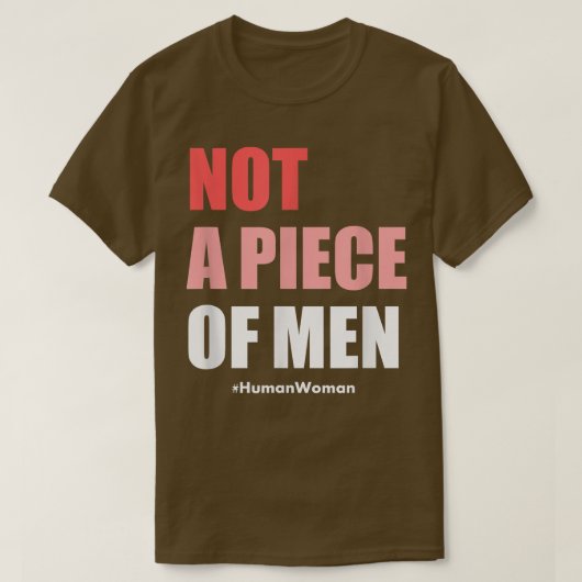 VrouwenrechtenGeen stuk Man 1044 T-shirt (Design voorkant)
