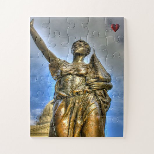 Vrouwenrechtenstandbeeld Wisconsin Legpuzzel (Verticaal)
