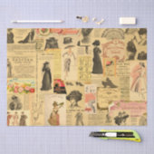  vrouwenreclame Shabby Chic Decoupage Tissuepapier (Craft)