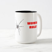 VROUWENREGEL! TWEEKLEURIGE KOFFIEMOK (Voorkant rechts)