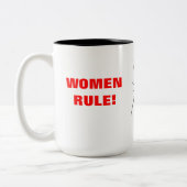 VROUWENREGEL! TWEEKLEURIGE KOFFIEMOK (Links)
