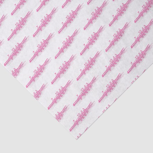 Vrouwenroeiroeiers, team watersport hotspot pnk tissuepapier (Detail)