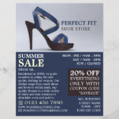 Vrouwenschoen, dameskleding Adverteren Flyer (Voorkant)