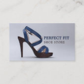 Vrouwenschoen, dameskleding visitekaartje (Voorkant)